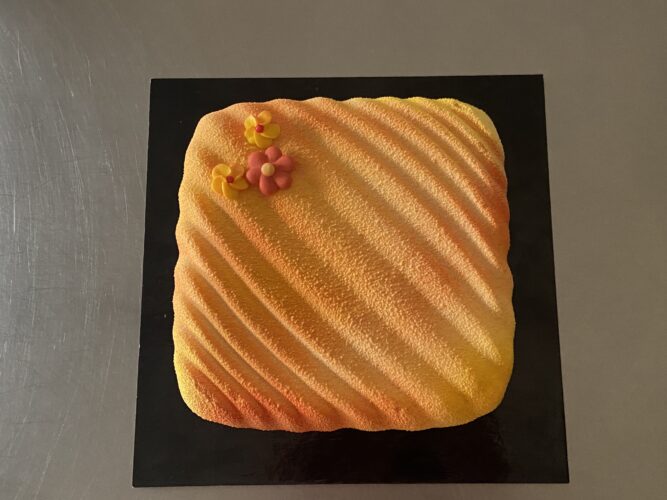 torta moderna albicocca pop