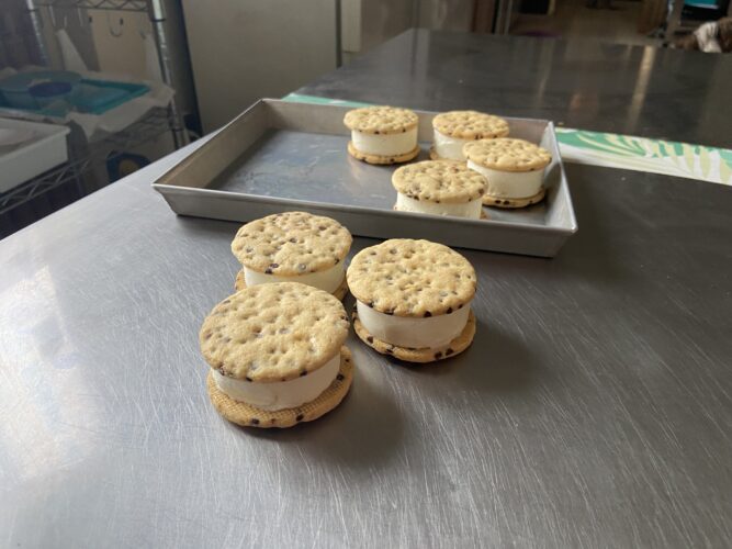 biscotti gelato cookie snack
