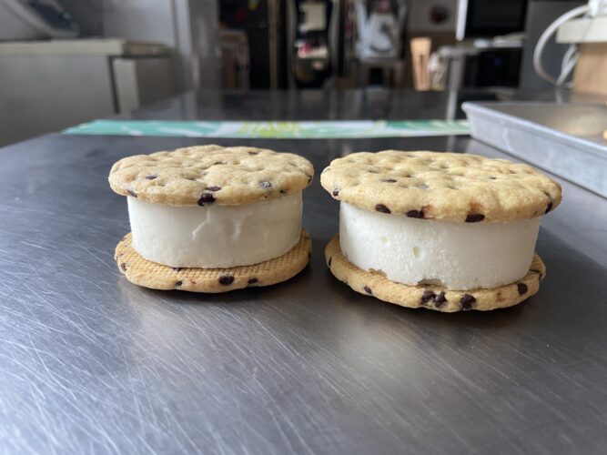 biscotti gelato cookie snack
