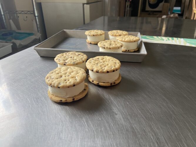 biscotti gelato cookie snack