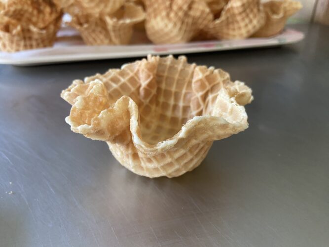 coppette waffle da gelato