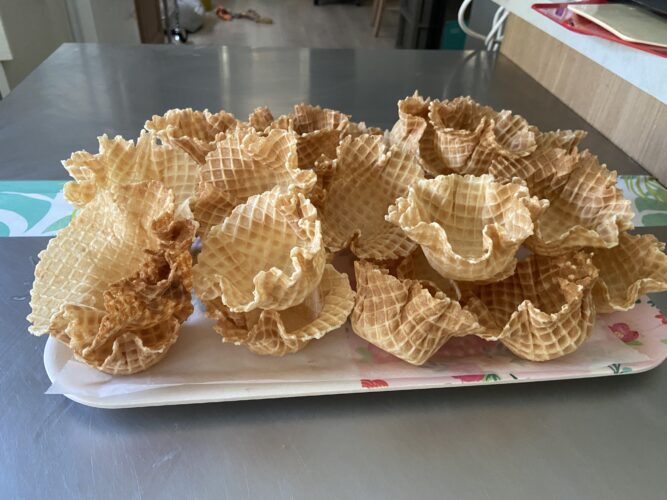coppette waffle da gelato