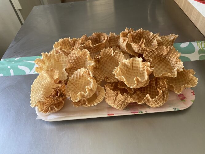 coppette waffle da gelato