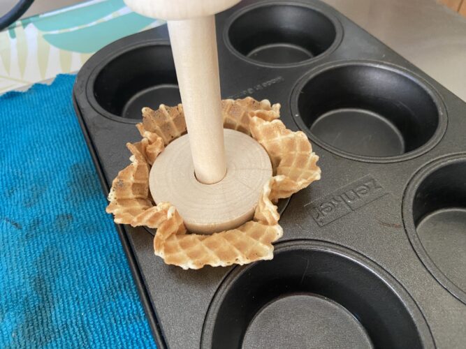 coppette waffle da gelato