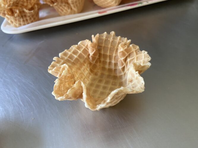 coppette waffle da gelato