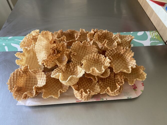 coppette waffle da gelato