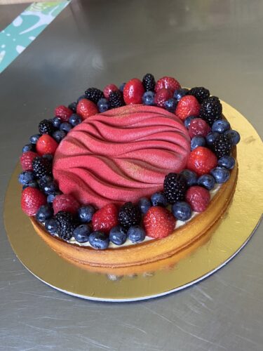 crostata moderna di frutta
