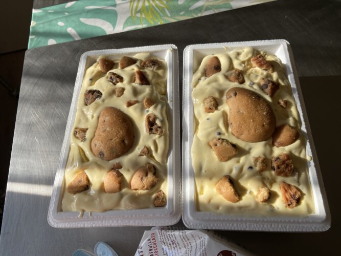 gelato gocciole