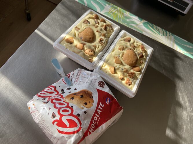 gelato gocciole