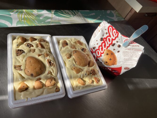 gelato gocciole