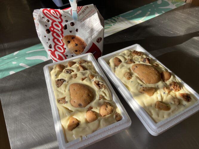 gelato gocciole