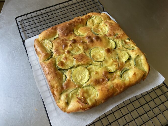 sformato caprino zucchine