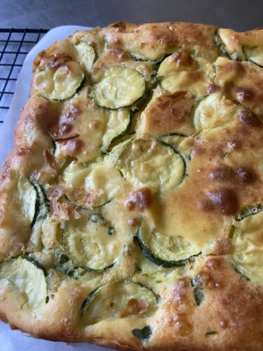 sformato caprino zucchine