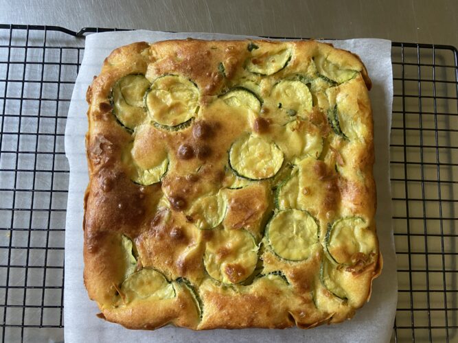 sformato caprino zucchine