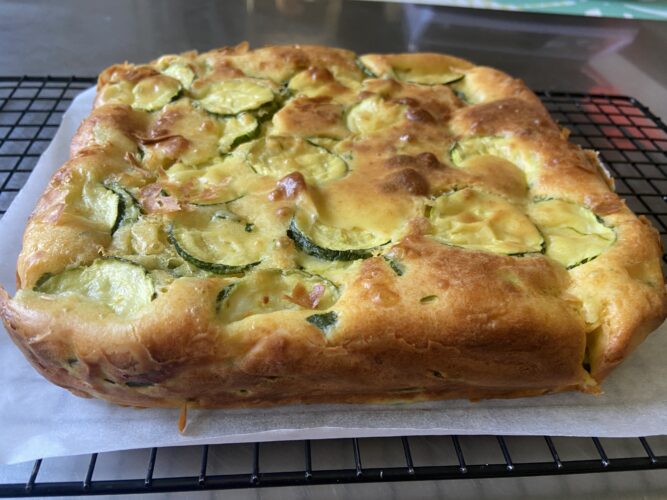 sformato caprino zucchine
