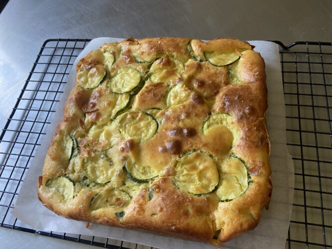 sformato caprino zucchine