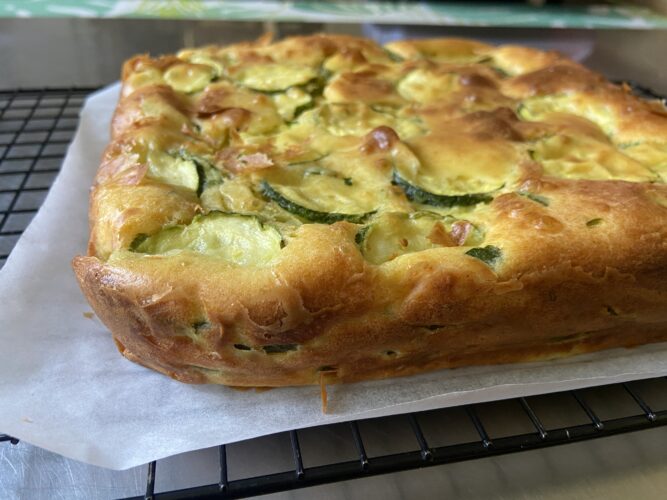 sformato caprino zucchine