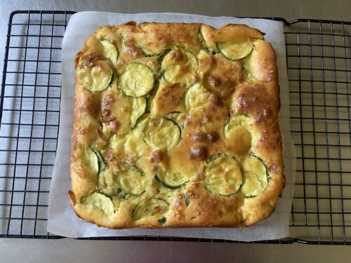 sformato caprino zucchine