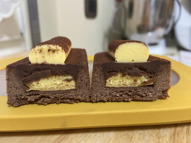 tiramisu tart oblong