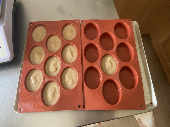 financier vegani mandorle