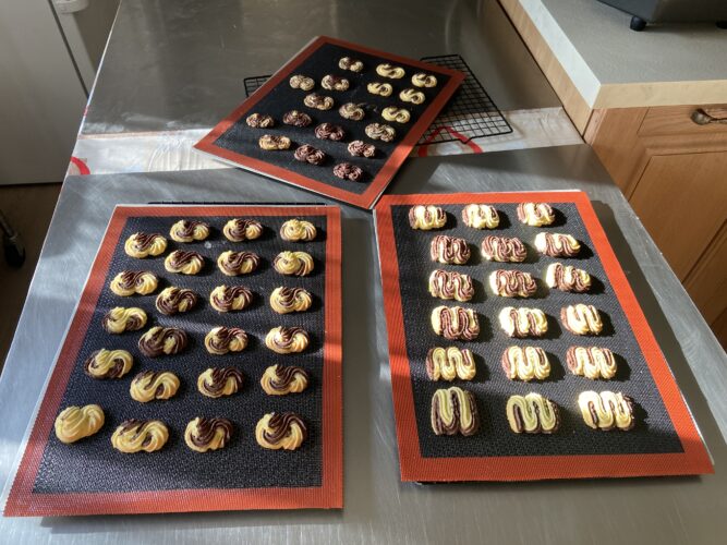 frolla montata bicolore biscotti