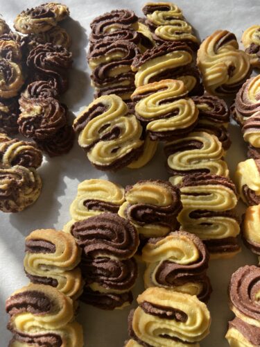 frolla montata bicolore biscotti