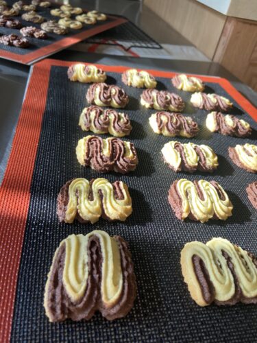 frolla montata bicolore biscotti