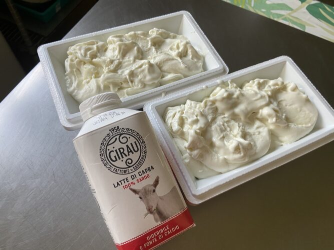 gelato fior di capra