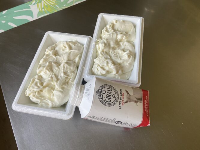 gelato fior di capra