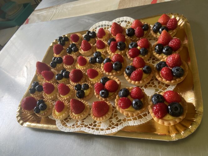 mignon crema e frutta