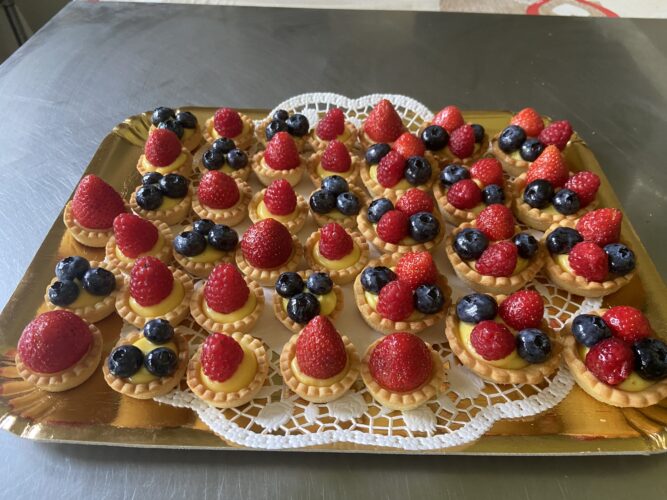 mignon crema e frutta