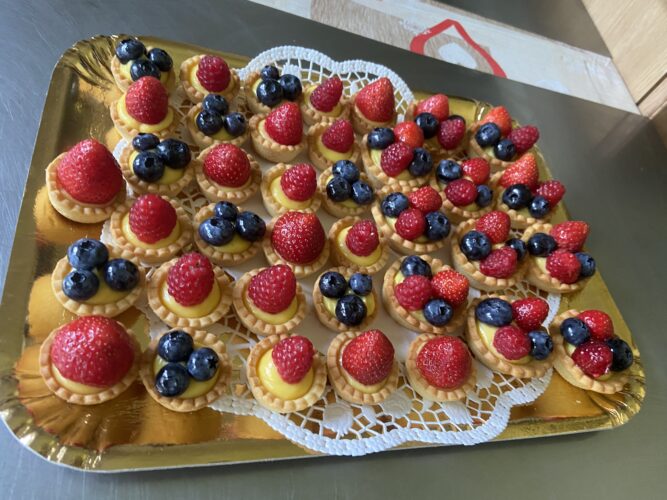 mignon crema e frutta