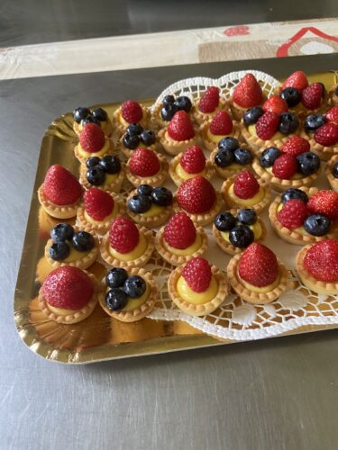 mignon crema e frutta