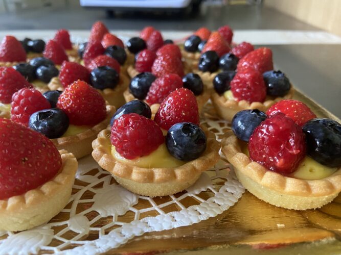 mignon crema e frutta