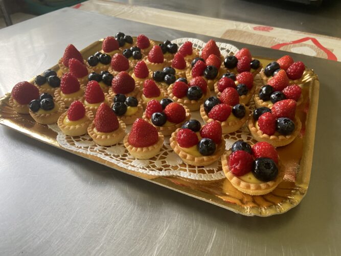 mignon crema e frutta