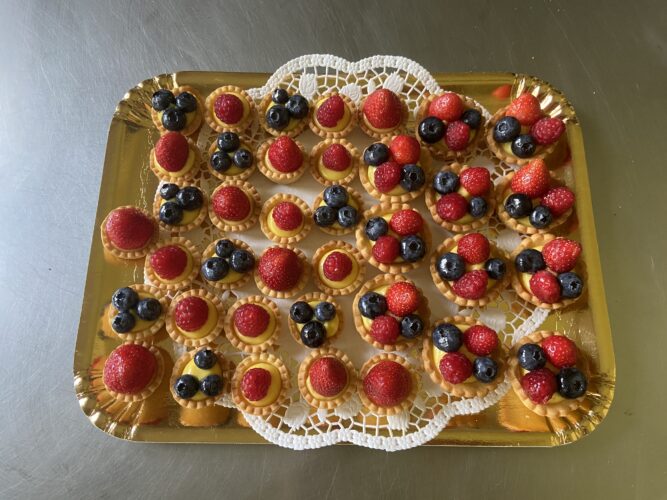 mignon crema e frutta