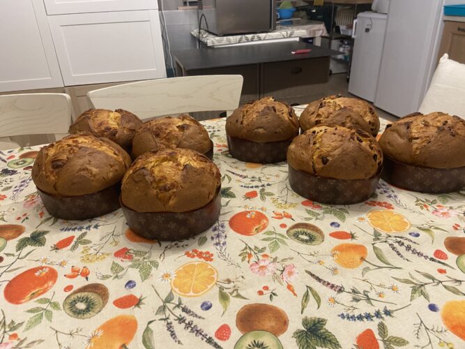 panettone lampone amarena pina colada