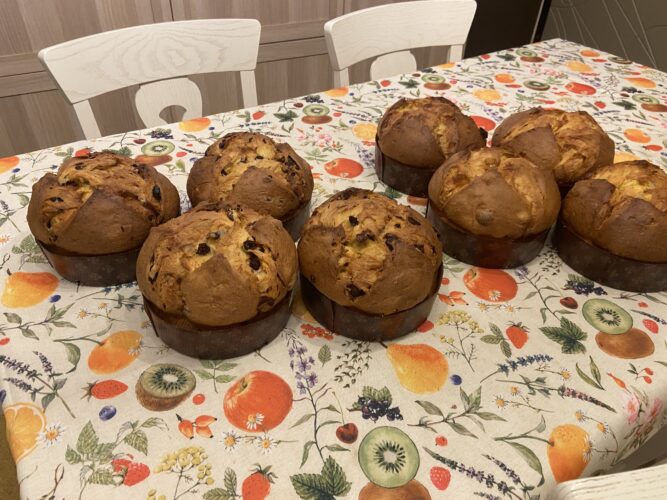 panettone lampone amarena pina colada