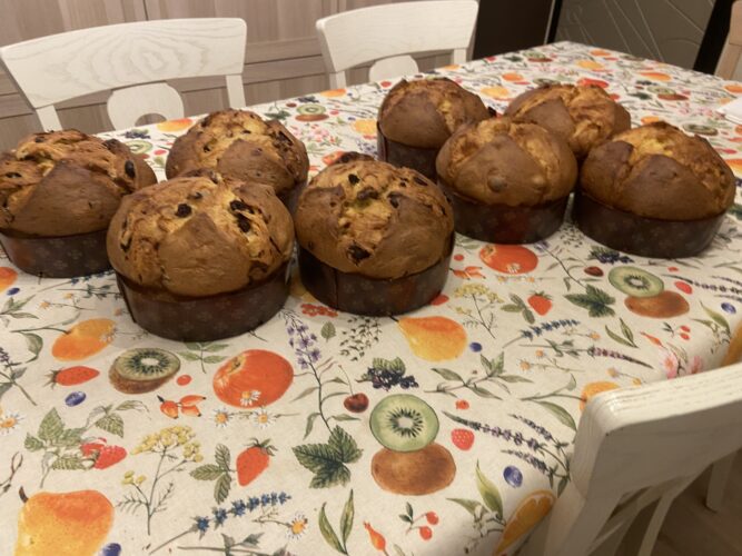 panettone lampone amarena pina colada