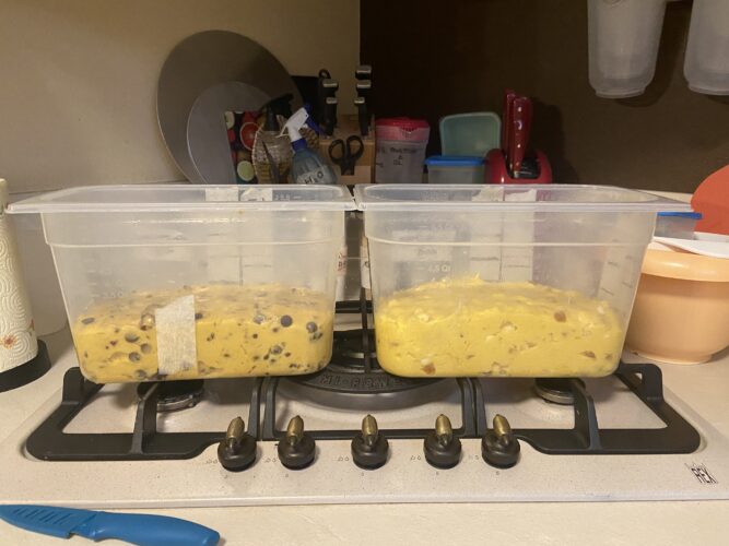 panettone pina colada amarena lampone
