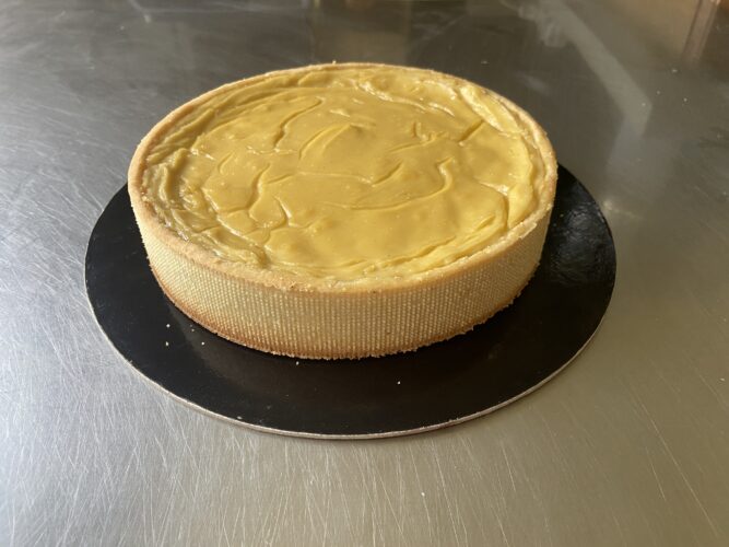 tart flan vegana