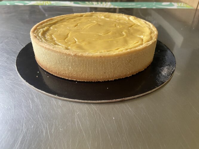tart flan vegana