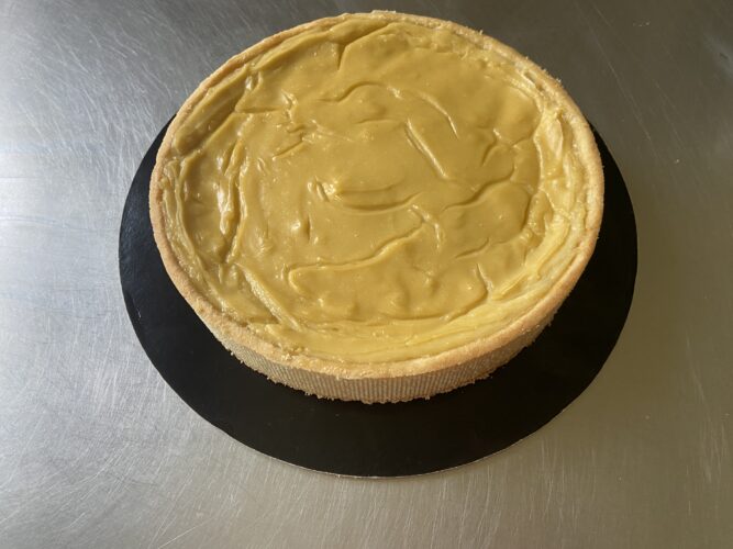 tart flan vegana