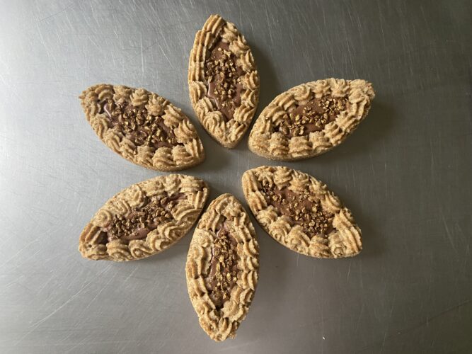 crostatine frolla montata nocciola