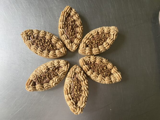crostatine frolla montata nocciola