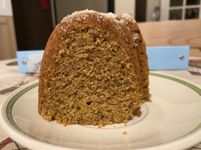 bundt cake carote nocciole