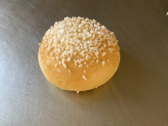 brioche vegana con crema vegana