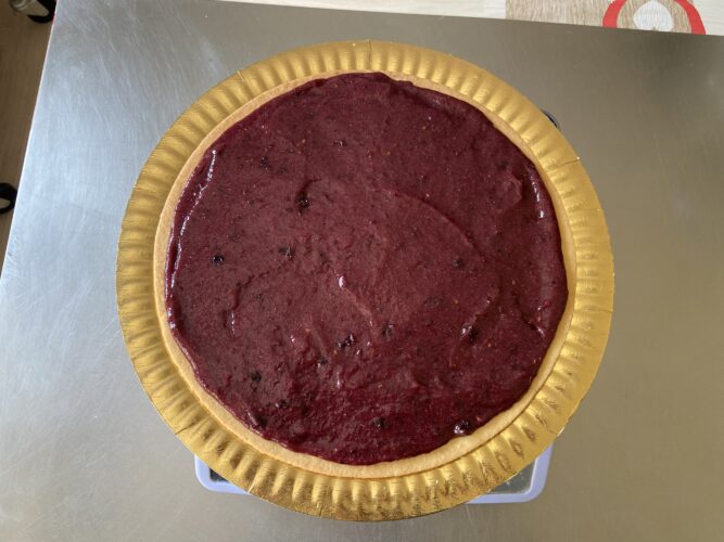crostata fiore alla marmellata bosco