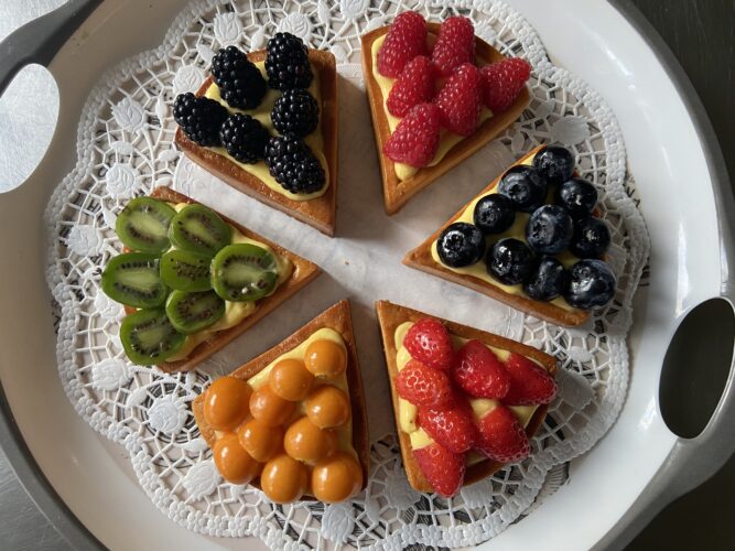 crostata frutta scomposta