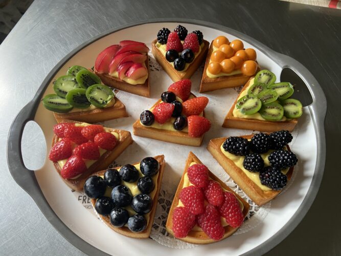 crostata frutta scomposta